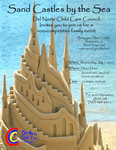 Sandcastles By The Sea Flyer 2015 (2)